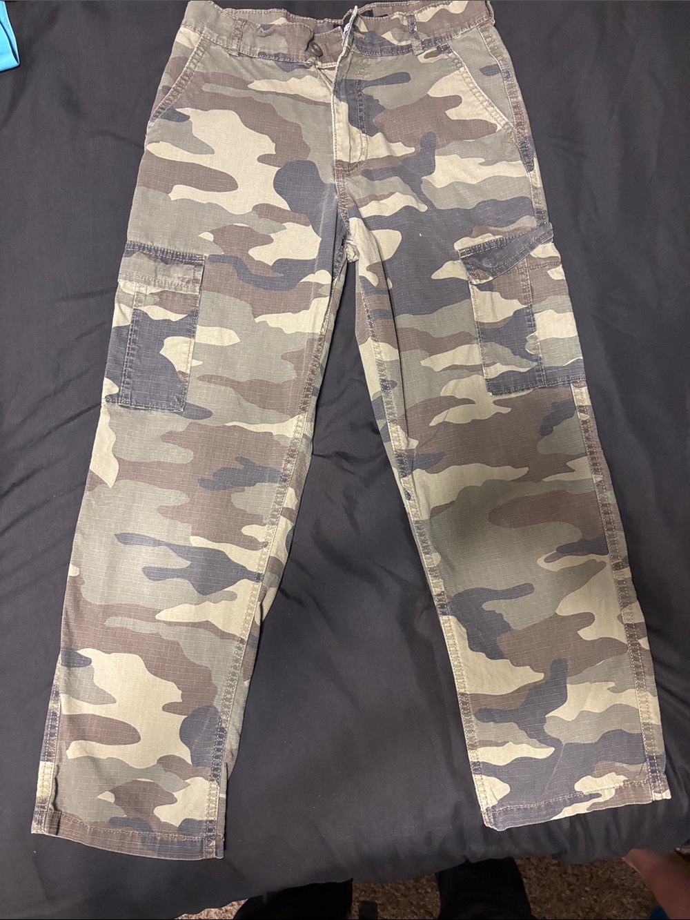 RSQ Kids Camo Cargo Pants in Green and Brown